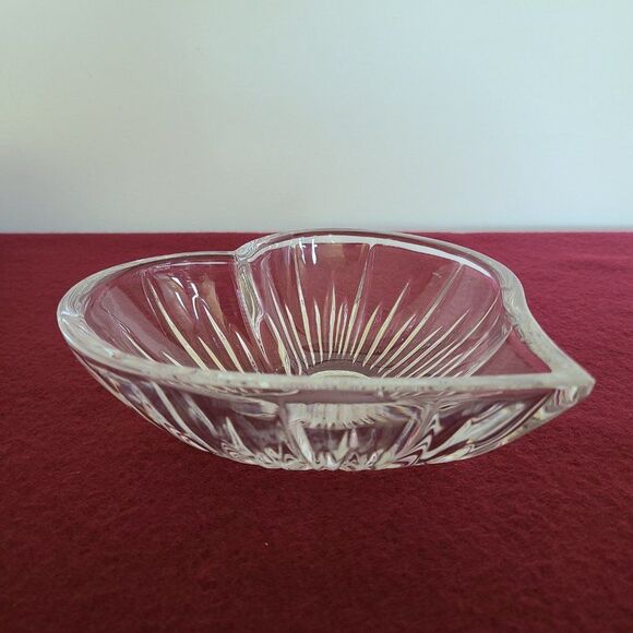 Mikasa Icicles Heart Dish Glass Lead Crystal Item SN047/512 Germany IOB - Picture 11 of 13